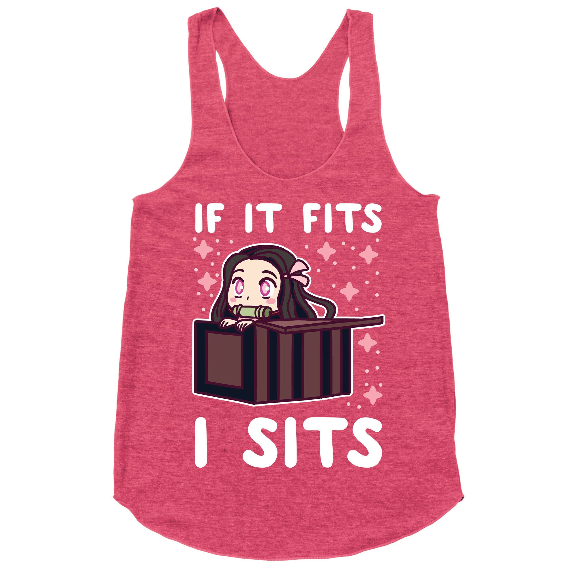 If It Fits, I Sits - Demon Slayer Racerback Tank